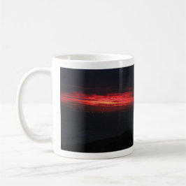 Unheimlicher aber schöner Sonnenuntergang Kaffeetasse