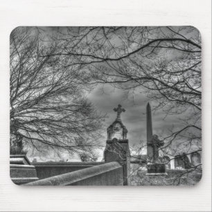 unheimlicher Friedhof Mousepad