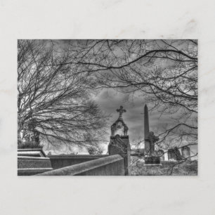 unheimlicher Friedhof Postkarte