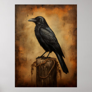 Unheimlicher Rabe Poster