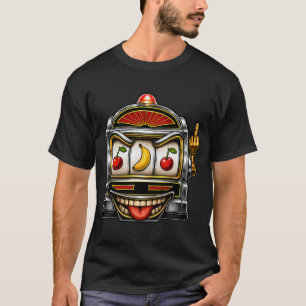 Unheimlicher Spielautomat zeigt dir den Stinkefing T-Shirt