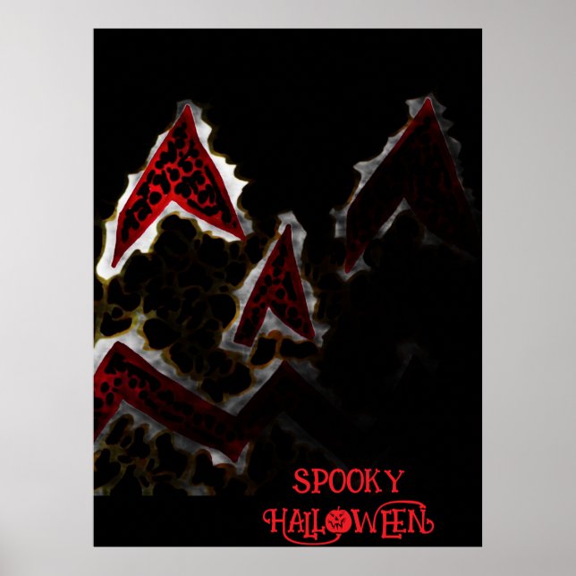 Unheimliches Jack-o Lantern Plakat (Vorne)