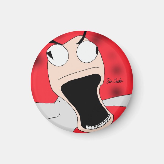 unhinged puppet art magnet (Vorne)