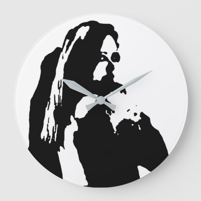 unhöflich zu starren große wanduhr (Vorderseite)