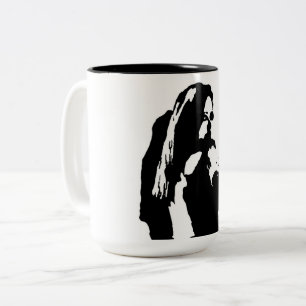 unhöflich zu starren zweifarbige tasse
