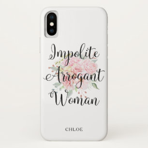 Unhöfliche arrogante Frau   Elizabeth Waren Case-Mate iPhone Hülle
