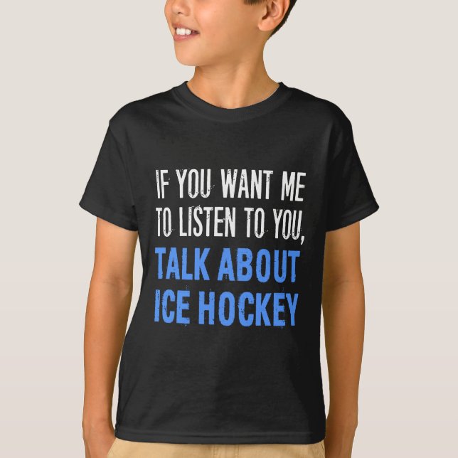 Unhöfliches Eis-Hockey-Shirt T-Shirt (Vorderseite)