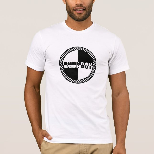 Unhöfliches Jungen-Schachbrett T-Shirt (Vorderseite)