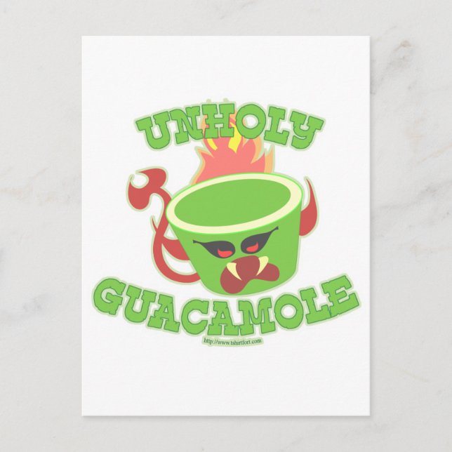 Unholy Guacamole Postkarte (Vorderseite)