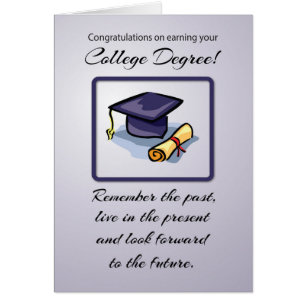 Uni-Abschluss, erinnere dich an die Vergangenheit