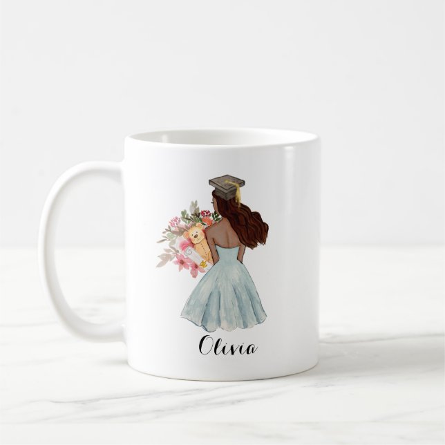 Uni-Abschluß Geschenk, von dem sie glaubte, sie kö Kaffeetasse (Links)