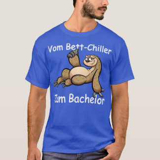 Uni Bachelor-Absolventen Faultier-Geschenk 1 T-Shirt