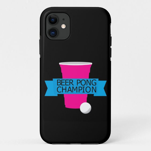 Uni Bierpong Champion Case-Mate iPhone Hülle (Rückseite)