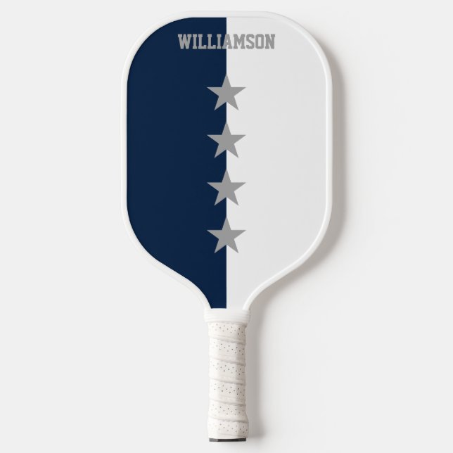 Uni Colors Navy Blue Pickleball Schläger (Vorderseite)