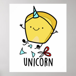 Uni-corn Funny Corn Pun Poster