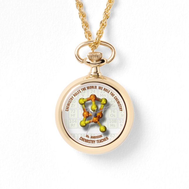 Uni der Chemie-Fakultät oder Hochschullehrer Armbanduhr (Vorderseite)