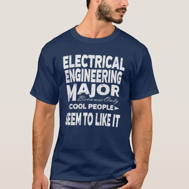 Uni der Elektrotechnik für große Coole Menschen T-Shirt (Vorderseite)