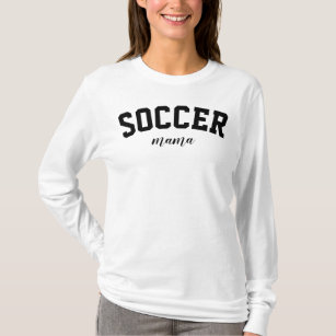 Uni der Fußball-Mama Niedlich Sports Mama T-Shirt