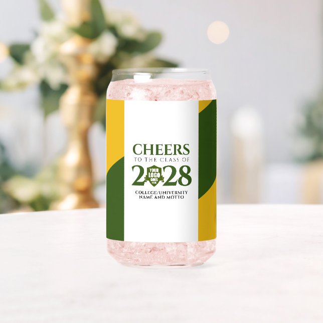 Uni der Green Gold School Abschluss Dosenglas (Insitu (Hochzeit))