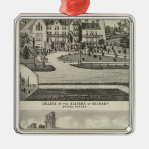 Uni der Schwestern von Bethany Silbernes Ornament