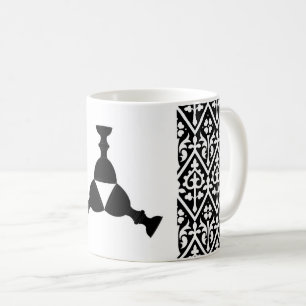 Uni des Abzeichens Yarnvid Populace Kaffeetasse