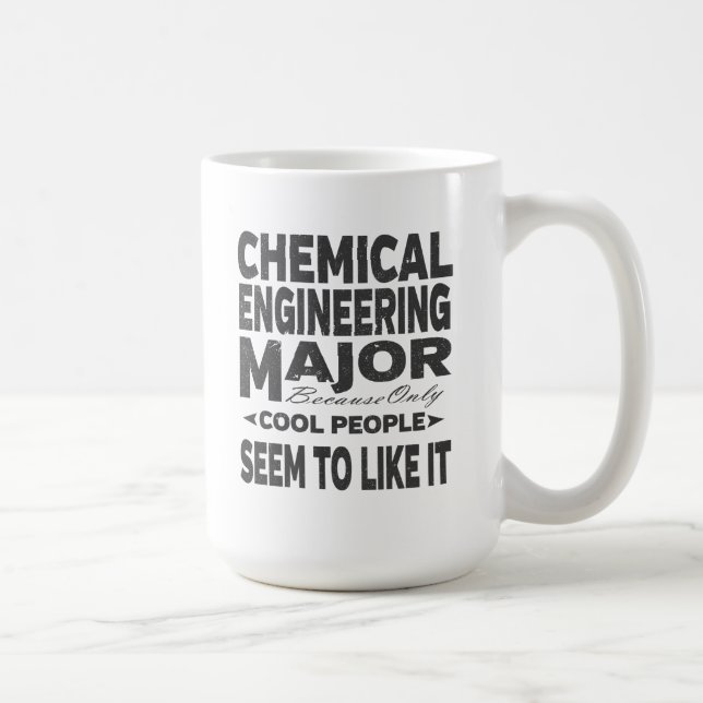 Uni des Chemieingenieurs Coole Menschen Tasse (Rechts)