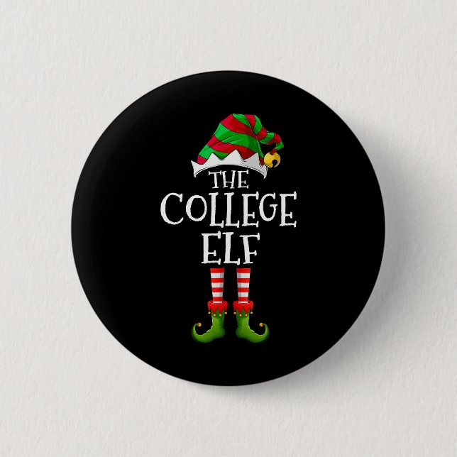 Uni Elf Fun Matching Pajama Group Christmas Wo Button (Vorderseite)