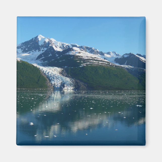Uni Fjord II Schöne Alaska Fotografie Magnet (Vorne)
