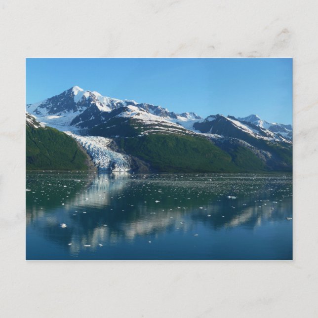 Uni Fjord II Schöne Alaska Fotografie Postkarte (Vorderseite)