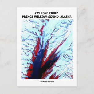Uni Fjord Prince William Sound Alaska Postkarte