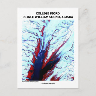 Uni Fjord Prince William Sound Alaska Postkarte