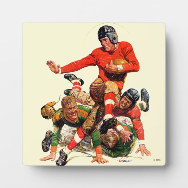 Uni Football Fotoplatte (Vorderseite)