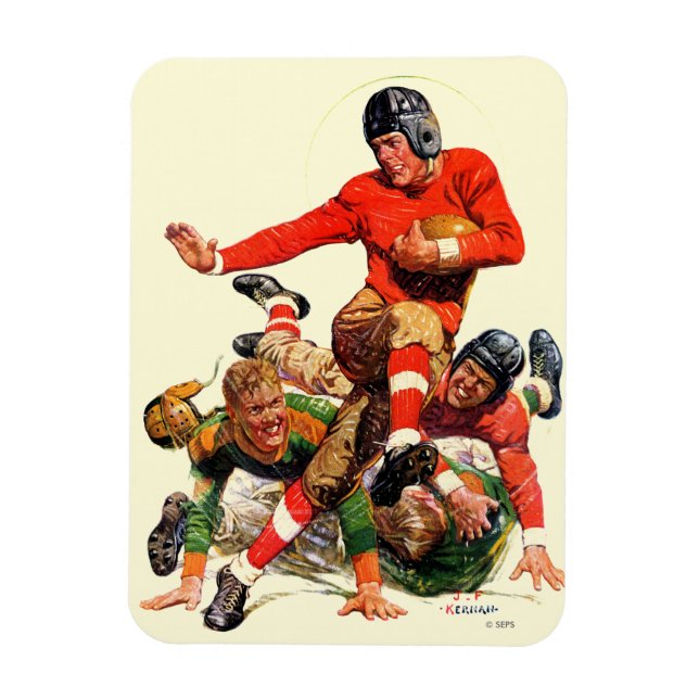 Uni Football Magnet (Vertikal)