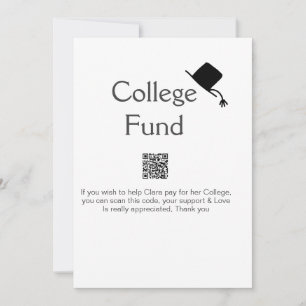 Uni Fund Scan QR Details Graduiertenspende hinzufü Einladung