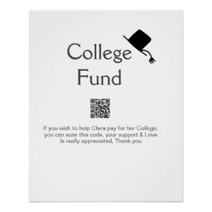 Uni Fund Scan QR Details Graduiertenspende hinzufü Poster