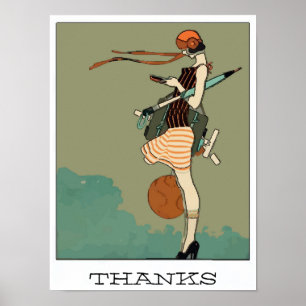 Uni Girl Gesimst, DANKE Poster