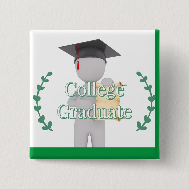 Uni Graduate Button (Vorderseite)