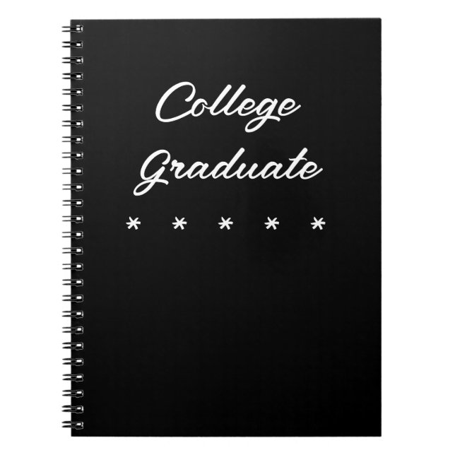Uni Graduate Spiral Notebook Notizblock (Vorderseite)