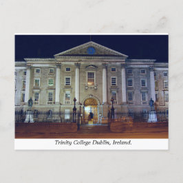 Uni Grüner Eingang Trinity Uni Dublin Postkarte
