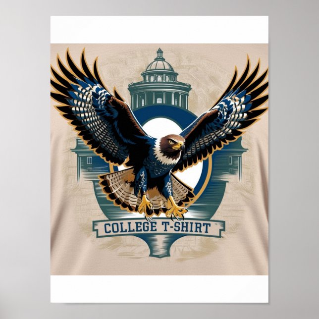 Uni: Hawk-Logo Poster (Vorne)