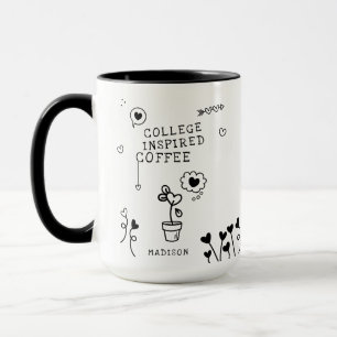 Uni Inspiriert Kaffee Funny Girly Individuelle Nam Tasse