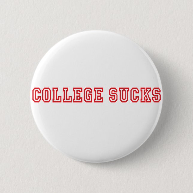 Uni ist zum Kotzen Button (Vorderseite)