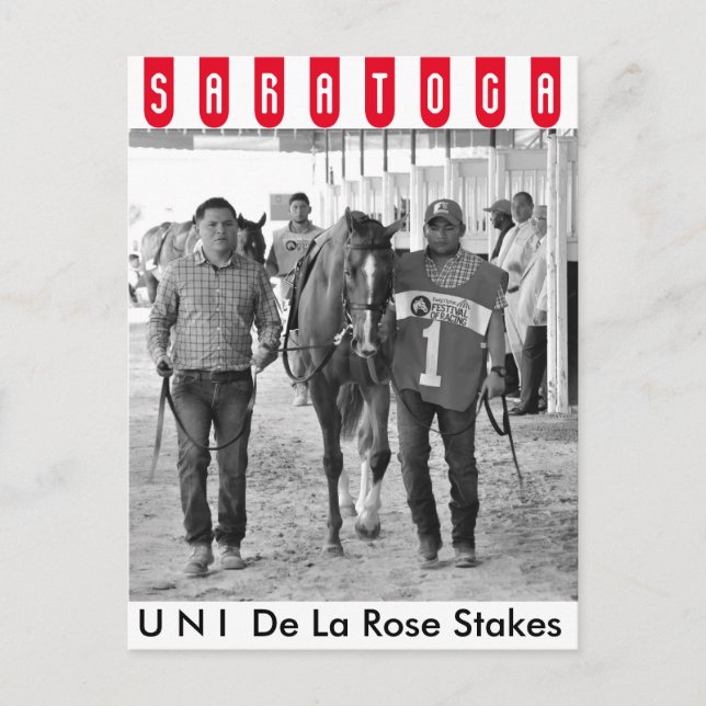 Uni, Jorge Abreu & Shug McGaughey Postkarte (Vorderseite)