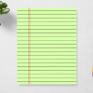 Uni Lined Writing 40 Sheets 8,5 x 11 Notizblock