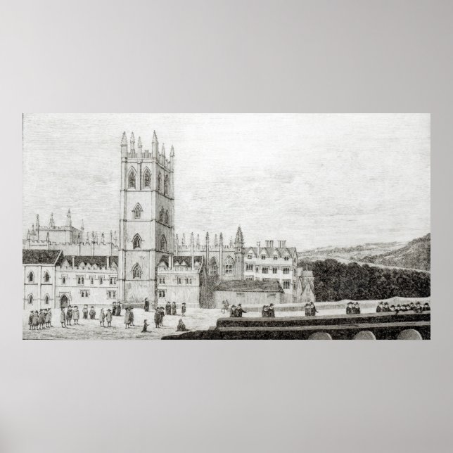 Uni Magdalen, Oxford im 17. Jahrhundert Poster (Vorne)