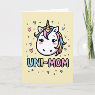 Uni-Mama-Mythische-Pferde-Karte Karte