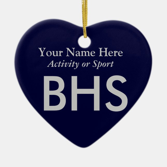 Uni oder hohe Schulabbrecherquote Keramik Ornament (Vorne)