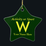 Uni oder hohe Schulabbrecherquote Keramikornament<br><div class="desc">Klicken Sie auf "Anpassen",  um dieses Geschenk mit Ihrem eigenen Hintergrund und Schriftart-Farbschemas zu personalisieren.</div>