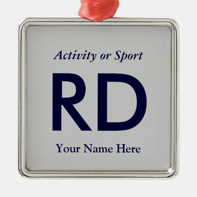 Uni oder hohe Schulabbrecherquote Silbernes Ornament (Vorne)