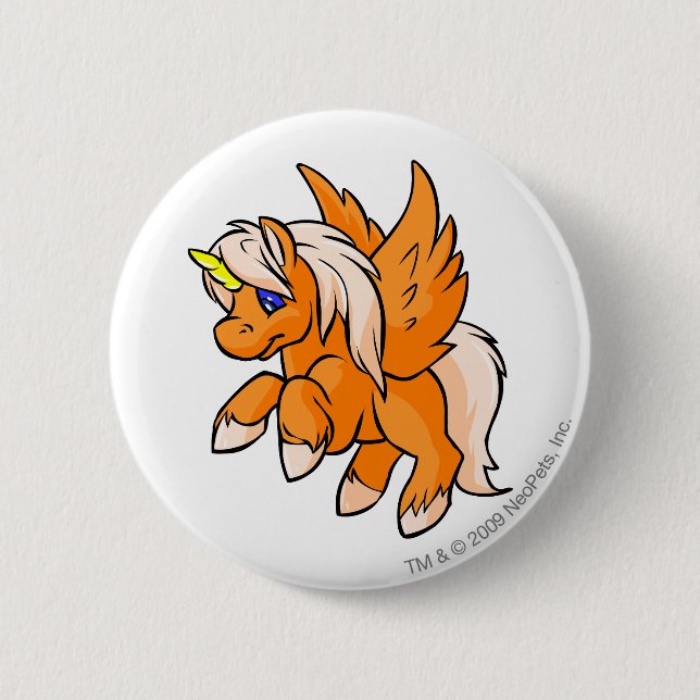Uni Orange Button (Vorderseite)